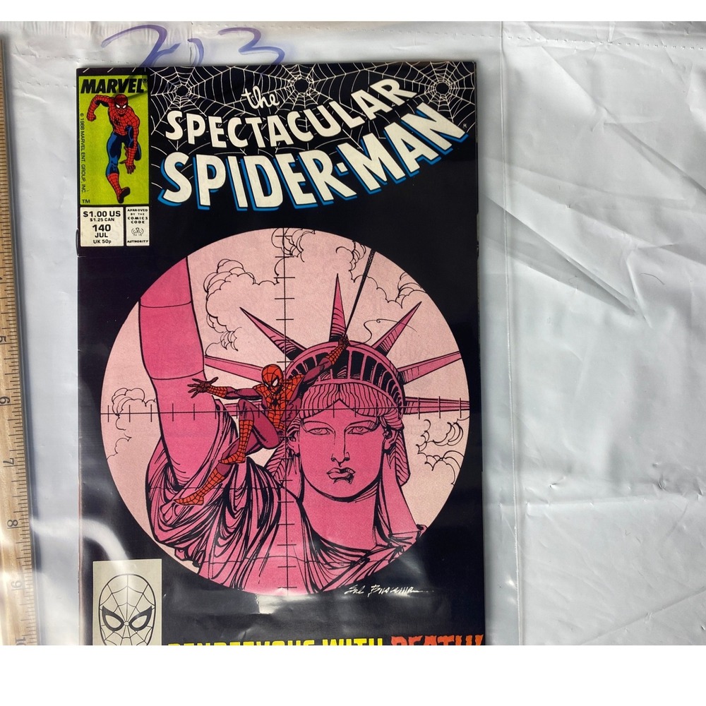 The Spectacular Spider-Man Comic Book Issue 140 Rendezvous With Death
